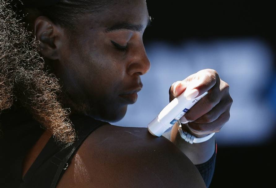 Crema protettiva per Serena (Reuters)